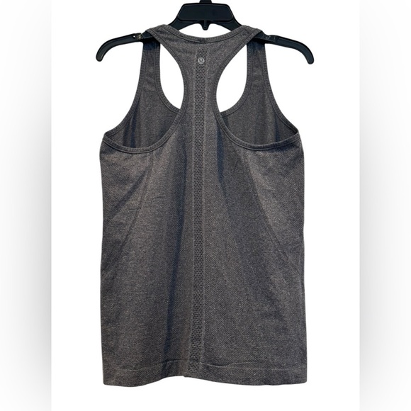 Women’s Lululemon Gray Swiftly Racerback Tank Top: Size 10 - Picture 2 of 8